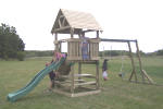 Play area at The Barn Caravan Park  Lancing West Sussex
